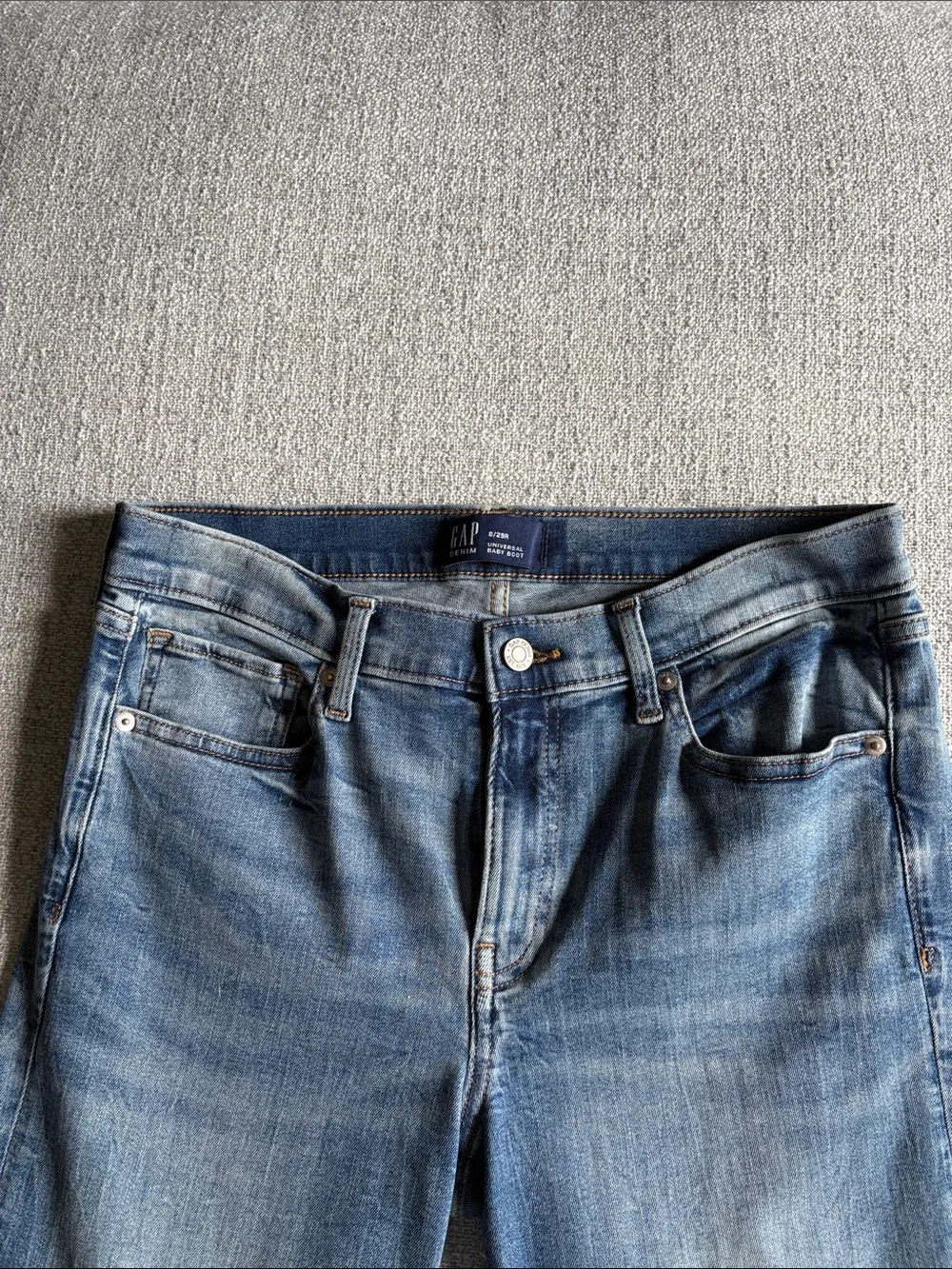 GAP Women's Blue‎ Washed Bootcut Jeans